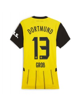 Borussia Dortmund Pascal Gross #13 Heimtrikot für Frauen 2024-25 Kurzarm